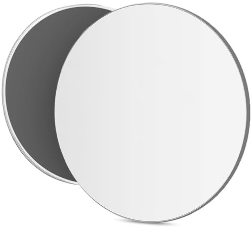 Mavoro 17.5 cm Magnetic Locker Mirror Round | Acrylic - Unbreakable | Sleek Frameless | Glassless Safety Kids Mirror | Suitable for School lockers, Refrigerators, Locker Accessories, Office cabinets
