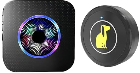 Cappa di Allenamento del Cane A Casa: Gioco di Segnali di Porta, di per L'Apprendimento, Suono Regolabile A Fase, Dispositivo di Allenamento per Mascot
