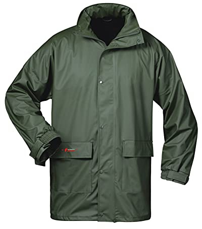 NORWAY PU Regen-Jacke mit Kapuze - oliv - Größe: XXL