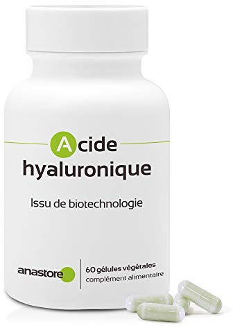 BIOTECHNOLOGISCH GEWONNENE HYALURONSÄURE * 100 mg / 60 Kapseln * Garantierte Reinheit des Produktes liegt bei mind. 90% * Augen, Gelenk, Haut, Immun
