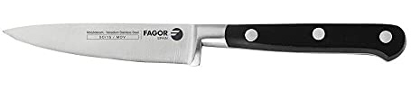 Fagor Couper Cuchillo Cocina Pelador Profesional 10 cm Hoja Acero Inoxidable Grosor 2 mm, Ideal para Pelar Frutas, Verduras y Hortalizas, Mango Ergonómico
