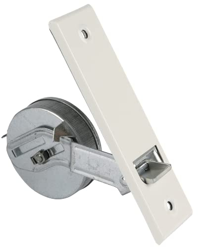 Gurtwickler mit Metall-Abdeckplatte - versch. Farben und Lochabstände (Lochabstand 135mm, weiß)