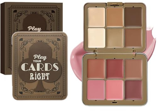 12 Farben Konturpaletten, Errötende Kontur -Concealer -Palette, Make -up -Palette, Cremekontur Für Gesicht, Natürliche Wangentönung Für Frauen Mädchen