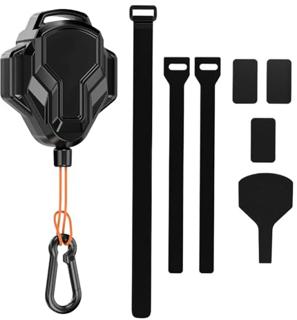 Cuerda De Remolque para Bicicletas 2.5 Metros Retráctil Automático | Correa De Arrastre para Padre E Hijo | Conector para Actividades Familiares Al Aire Libre Ejercicio Diario Parque Y Camping