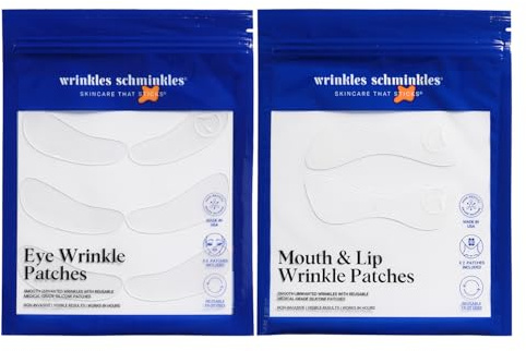 Wrinkles Schminkles Silicone Eye 3-Pair & Mouth 2-Pack Wrinkle Patches Set