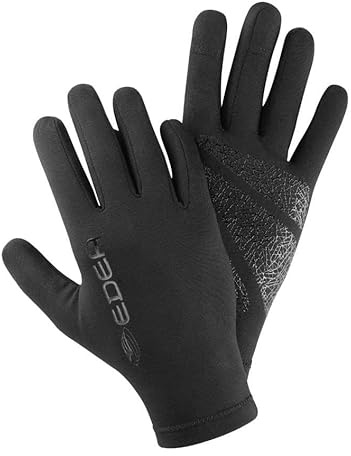 Edea E-Handschuhe PRO, mit Shadow-Logo, Eislaufen, Polyester, Schwarze Farbe, Größe: S