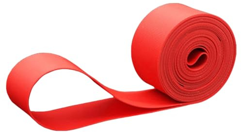 Vayliro 2 stycken fälgband Rim Tape Bike Tire Liner Cykeldäck Liner Nylon fälgband cykeltillbehör fälgband däckband slangskydd däck punkteringsskydd, röd, 20 tum (406), 20 mm bred