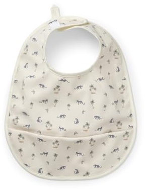 Elodie Details Bavaglino per neonati con tasca per recuperare, bavaglino impermeabile in velcro regolabile, facile da pulire e lavabile in lavatrice, certificato OEKO-TEX, per neonati e bambini