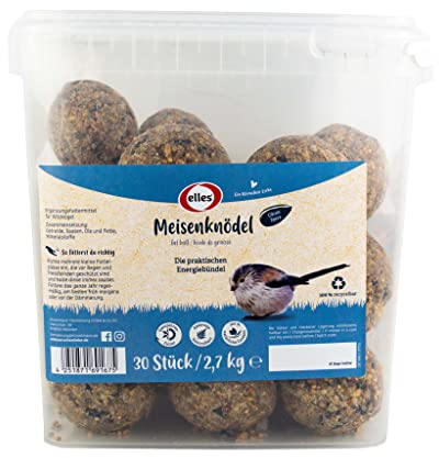 elles Knödel o. Netz 30er - Vogelfutter für Wildvögel/Meisenknödel, 1er Pack (1 x 2.70 kilograms)