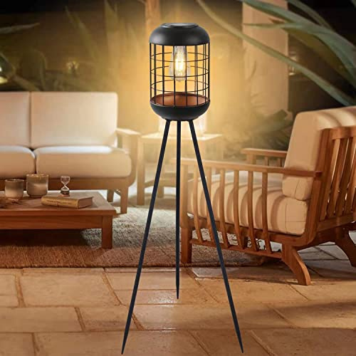 YHSOLAR Solar Floor Lamp Outdoor Large Lanterns for Patio