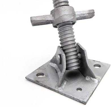 Pie de andamio basculante 38 HT 63cm galvanizado HDG - 5 piezas