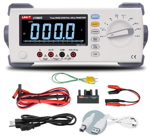 UNI-T UT8803E Digital Multimeter 200000 Counts 100kHz Frequency Response Reading Resolution 5K rdgs/s Fastest Test Rate