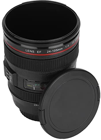 Taza De Lente De Cámara, Taza De Café De Viaje Portátil, Taza De Lente De Cámara De Simulación Con Tapa, Taza De Café, Fotógrafo, Viajero, Amantes Del Café