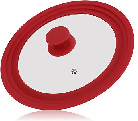 CABLEPELADO Tapa para sartenes de 20 a 24 cm Borde Silicona Transparente