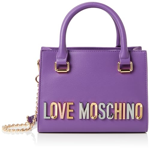 Love Moschino Borsa a mano Donna, Viola, Taglia unica