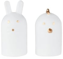 Cykel porslin figurer hare och kyckling
