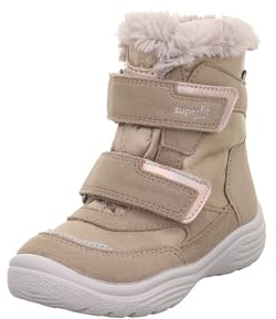 Superfit Crystal Warm Gefütterte Gore-tex Botte de Neige, Beige 4010, 34 EU