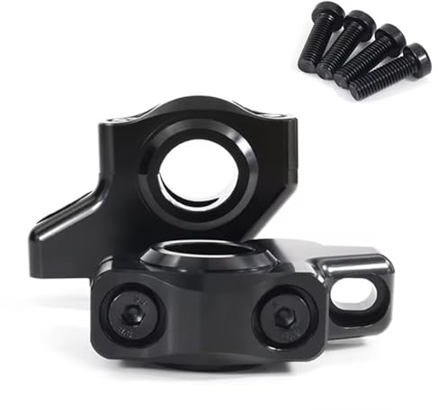 Torretas Manillar Moto Compatible Con Suzuki Para V-Strom 250 650 1000 22mm 7/8 barra De Mano De Motocicleta Abrazadera Elevadora Manillar Montaje Elevadores Desplazados Extendidos Elevados(Black)