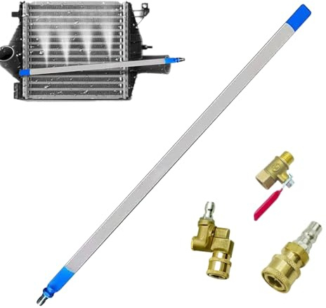 usefulbeauty - Herramienta de Limpieza para radiador de Coche, Limpieza para radiador con a presión - Accesorio de Mantenimiento portátil para automóviles y utilidades