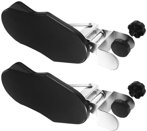 Gogogmee 2 Pièces Support de Bras Ergonomique Pliant avec Repose-poignet Mousse Épaisse Extension pour Bureau et Chaise de Travail Support Coude Rotatif pour Souris et Clavier