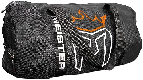 Meister Classic ventilerande gasväv, träningsväska, sportväska, svart