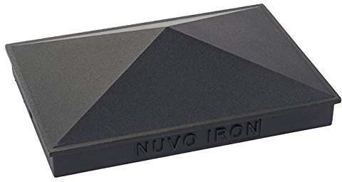 Nuvo Iron Pyramid Post Cap, 4 x 6 - Black