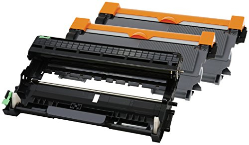 TONER EXPERTE® 2 Toner mit Trommel kompatibel zu Brother TN2220 TN2010 & DR2200 für HL-2220 2230 2240 2240D 2250DN 2270DW 2130 2132 2135W FAX-2840 2940 MFC-7360N 7460DN 7860DW DCP-7055 7060D 7065DN