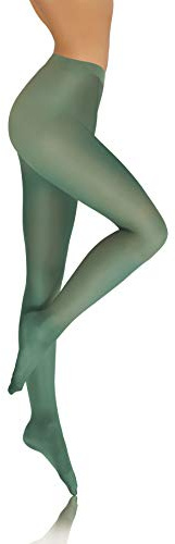 Sesto Senso tights dam ogenomskinlig 70 den mikrofiber, Ljusgrön – Smeraldo, XL