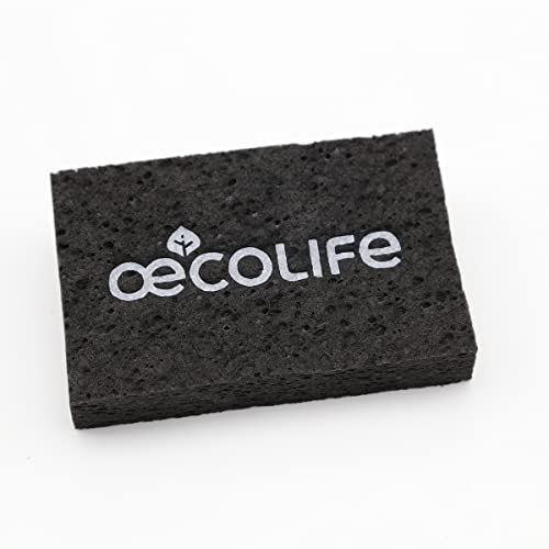 œcolife Pop-Up Schwamm, 100% Zellulose, biologisch abbaubar, waschbar bis 60°