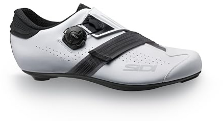 SIDI Rennradschuhe Herren Prima Weiß Schwarz [Größe: 44.5], Weiß, 44.5 EU