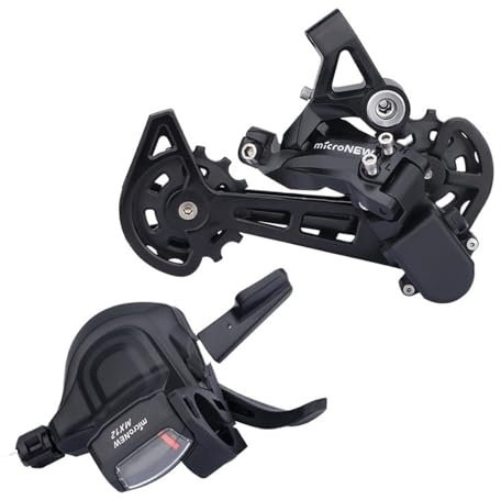 LUOKEKE Fahrrad Schaltwerk 1x12 Speed ​​Mountainbike Schaltgruppen Legierung Nylon 13T Schaltwerk MTB Fahrrad Schalthebel rechte Seite Schaltwerke(SL-RD)