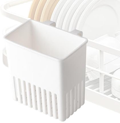 Porte-couverts – Porte-ustensiles de cuisine | Boîte de vidange suspendue | Panier de rangement pour cuillère et fourchette de cuisine | Égouttoir à vaisselle | Accessoires de cuisine pour cuillères,