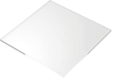 Perspexplåt, Klar akrylplåt, Akrylskiva Perspex-plastskiva Transparent genomskinlig akrylplåt, Tjocklek 2 MM Akryl fyrkantig panel Lämplig for byte av bildramsskyltar(200x200x2mm)