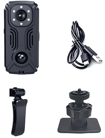 Fuhjythy MD37 Mini Telecamera Wifi IR-CUT Visione Notturna Videocamera In Miniatura Pocket Police Body Cam PIR Telecamere per Bici Webcam