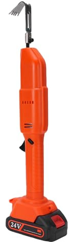 Cryfokt Trädgårdshoe, Trådlös Trädgårdshandtagshandtag Trädgårdsverktyg Small Rototiller för Grävning, Jordbearbetning, Luftning, Skapa Lösa Fröbäddar, 1500 MAh Batteri (#1)