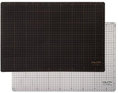 WUTA A3 Self-Healing Cutting Mat for Sewing & Leather Craft, Double-Sided PVC Durable Non-Slip Mat for DIY Quilting Scrapbooking, 45cm*30cm