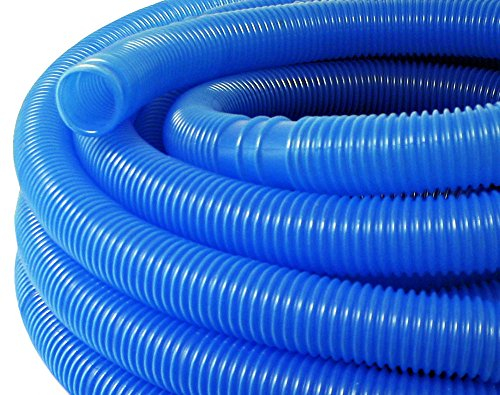 Wiltec Tubo per Piscina Blu, 30 m ø 32 mm, sezionabile Ogni 1,5 m, Galleggiante, in Resina 165 g/m Made in EU