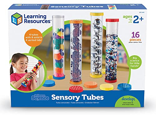 Learning Resources Tubos sensoriales de Primary Science, Set de 4.