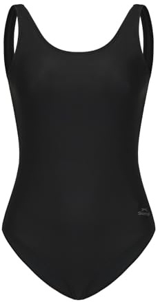 Slazenger Womens Basic Swimsuit Black 12 (M)