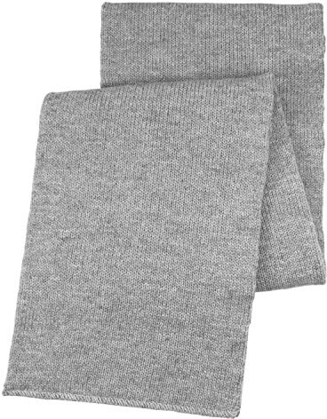 Gelante Men Classic Knit Winter Scarf Warm Double layer-2040B-Light Gray
