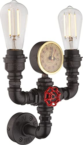 GLOBO Wandleuchte, Gold, 60 W, Schwarz