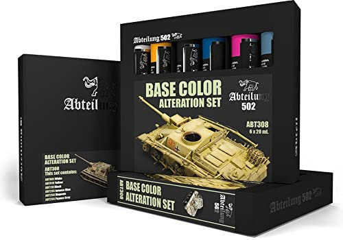 Abteilung 502 OIL SET ABT308 Base Color Alteration Set (6x20ml tubes)