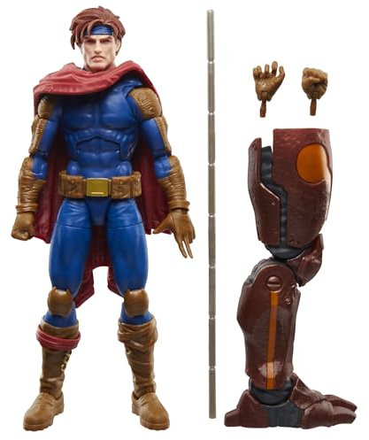 Marvel Legends Series X-Men Gambit 15 cm (6-Inch) Action Figure, Collectable Figure with Premium Design & Articulation, Accessories Included, Ages 4+, Christmas Toys for Fans & Collectors