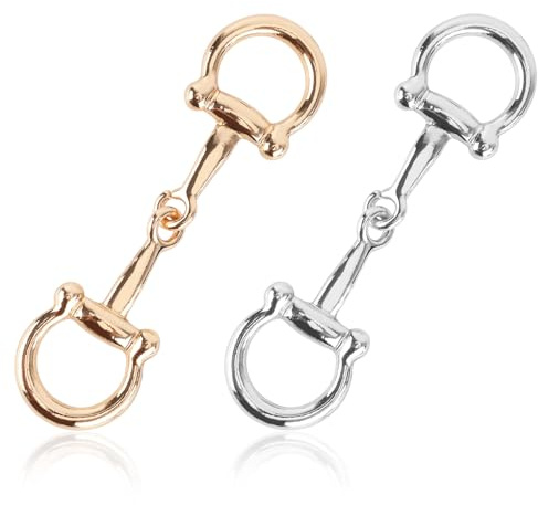 Mikovivi 2pz Clip Anello per Sciarpa, Metallo Fermaglio per Porta Sciarpa Alla Moda Seta Fibbia per Sciarpa Fermaglio per Anello Sciarpa Accessori per Anello Decorativo per Abbigliamento per Donna