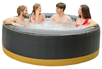 MSPA Whirlpool Exotic 204 x 204 x 70 cm | Vasca idromassaggio gonfiabile per 6 persone, 138 getti massaggianti, PVC, riscaldamento PTC fino a 42 °C, disinfezione da ozono, pannello di controllo