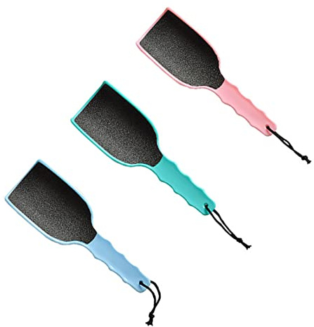 OATIPHO 3 pezzi Pedicure Doppia Lime Rimozione Dead Raschietto Calli Per Piedi Colori Professionale e