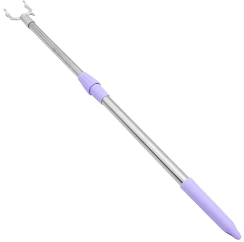 Healifty Bastone Appendini Estensibile in Alluminio Per Armadio e Balcone Asta Multiuso Per Stendere Abiti in Interni Soluzione Compatta e Durevole