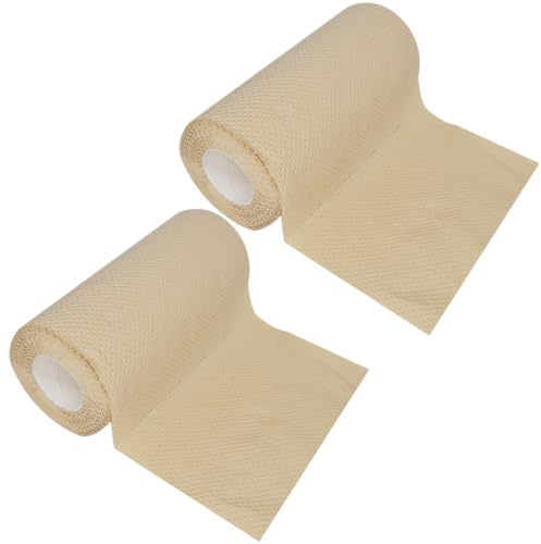 Alipis Toallas de Papel Absorbente de Aceite 2 Papel de Pulpa Grueso y Biodegradable, 2 para Cocina y Baño para Hogar y Hotel