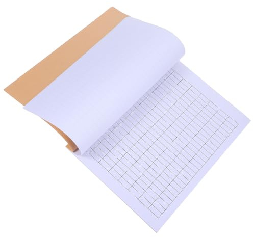 HOLIDYOYO Libro Contabile la Gestione Dell'inventario Design Minimalista in Carta, per Scuole e Magazzini, Funzionalità di Controllo Finanziario e Monitoraggio delle Spese
