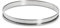 De Buyer - Cercle à tarte rond en inox à bord roulé - 16 x 2 cm - Surface Lisse, Démoulage Facile, Pour des Résultats Sans Défaut et Délicieux, Argent